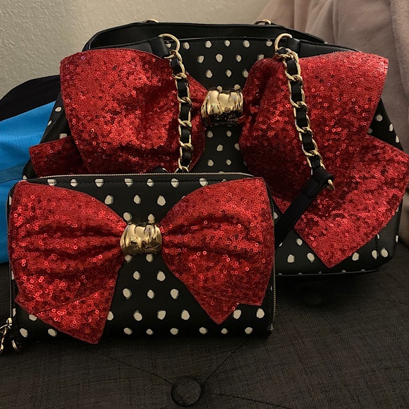 Betsey Johnson Handbags - Betsey Johnson Purse and matching wallet